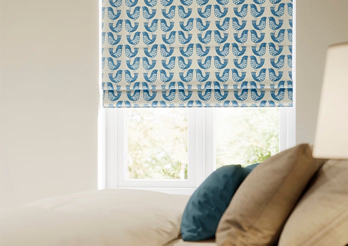 Scandi Birds, Capri - Roman Blind - Image 5